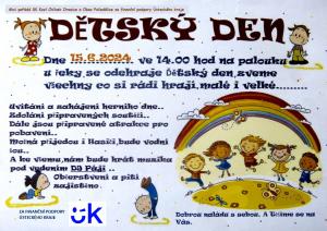 Dětský den v Orasicích 15.6.2024 od 14.00 hod 1