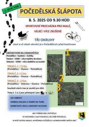 Počedělská šlápota 8. 5. 2025